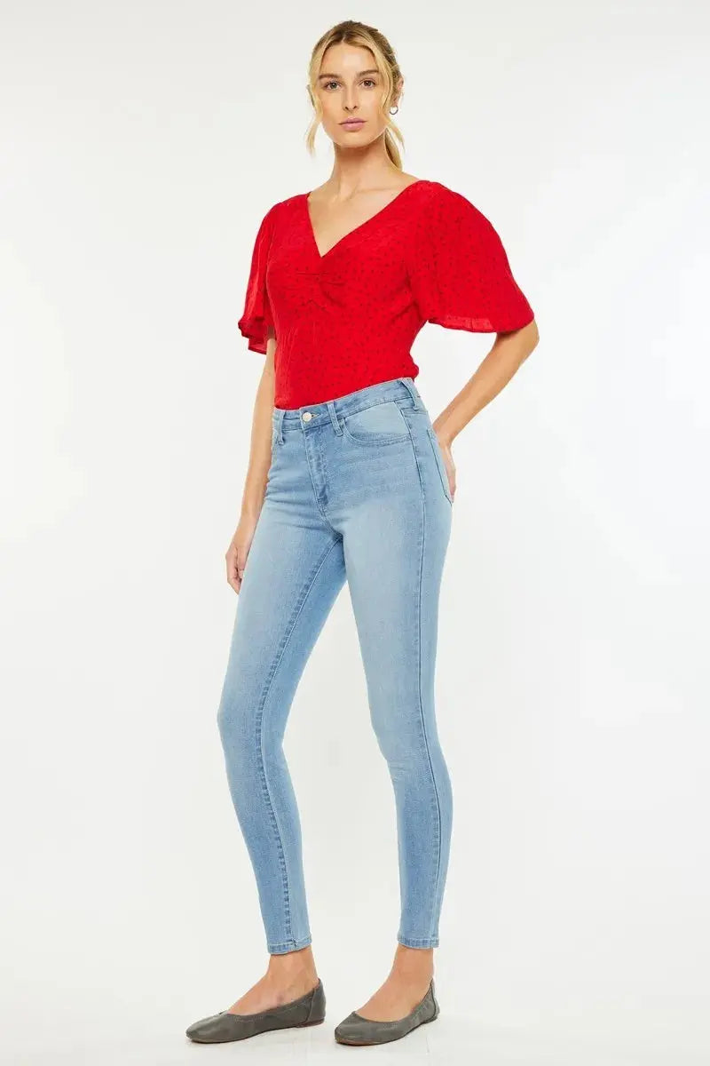 High Rise Super Kancan Skinny Jeans - Be Bliss Boutique