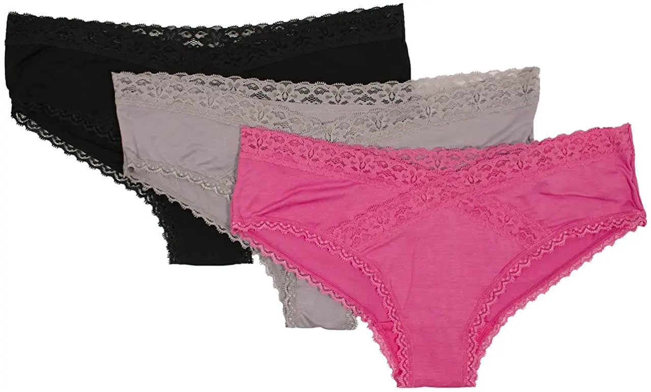 Modal Hipster featuring Crossed Lace Trim - Be Bliss Boutique