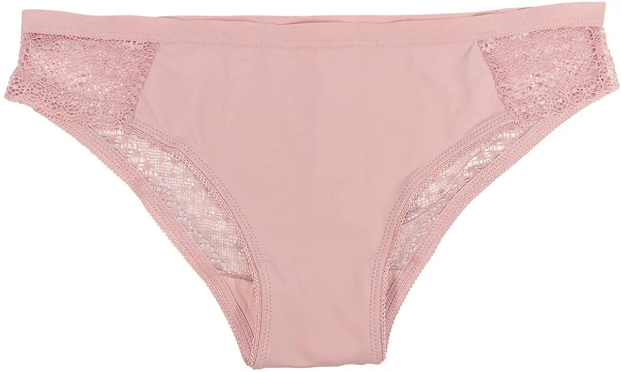 Microfiber Bikini with Lace Sides and Keyhole Back - Be Bliss Boutique