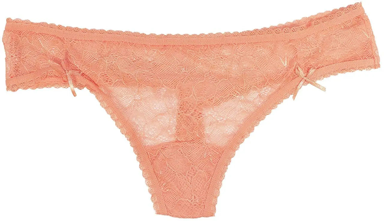 Lace Thong with Bows - Be Bliss Boutique