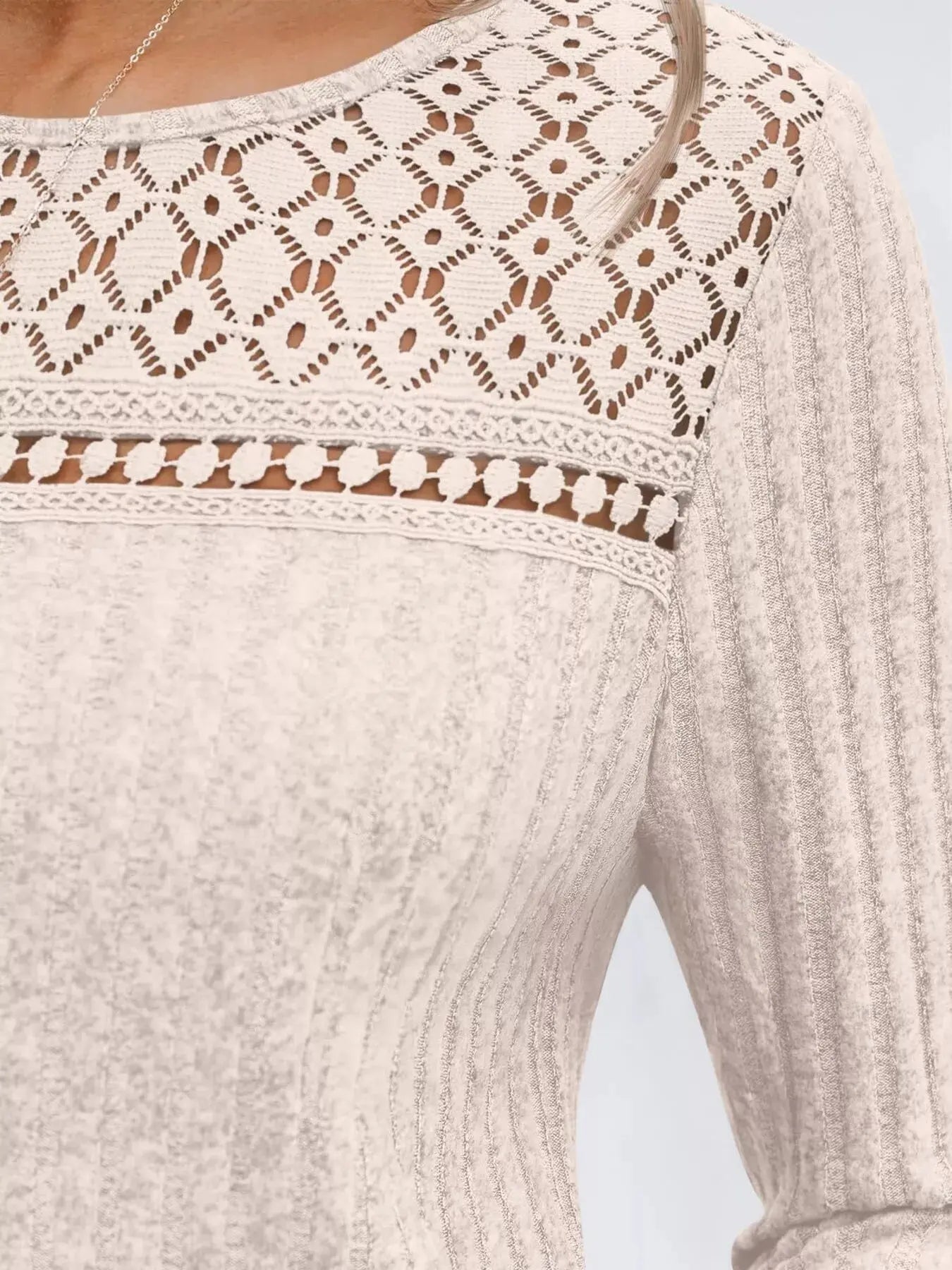 Ribbed Long Sleeve T Shirt - Be Bliss Boutique