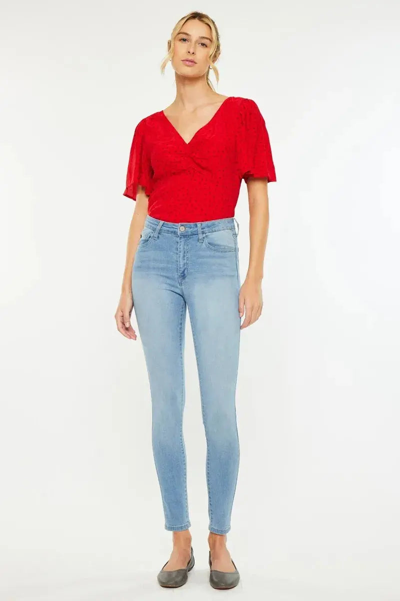 High Rise Super Kancan Skinny Jeans - Be Bliss Boutique