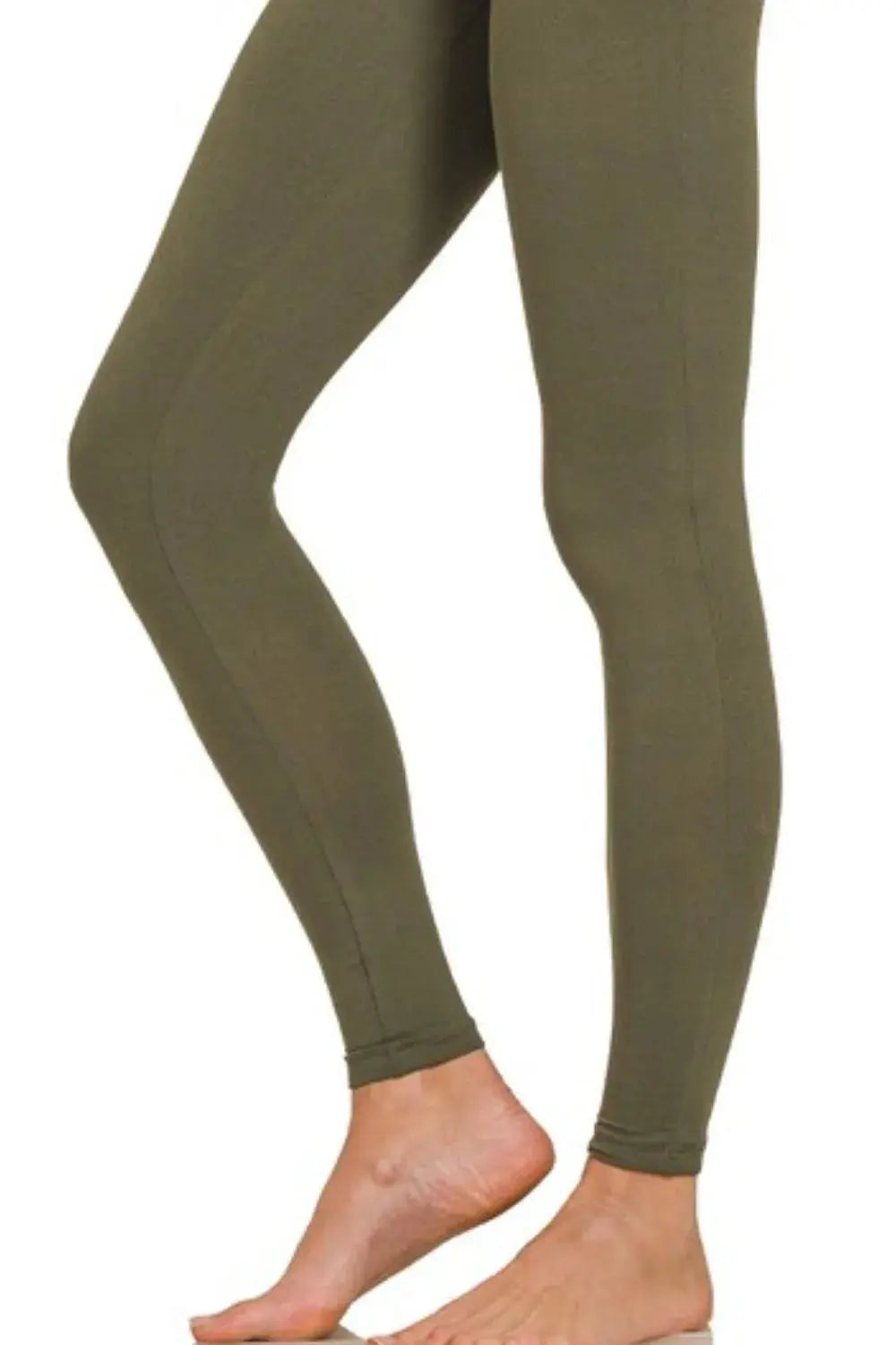 Zenana High-Waisted Microfiber Compression Leggings - Be Bliss Boutique