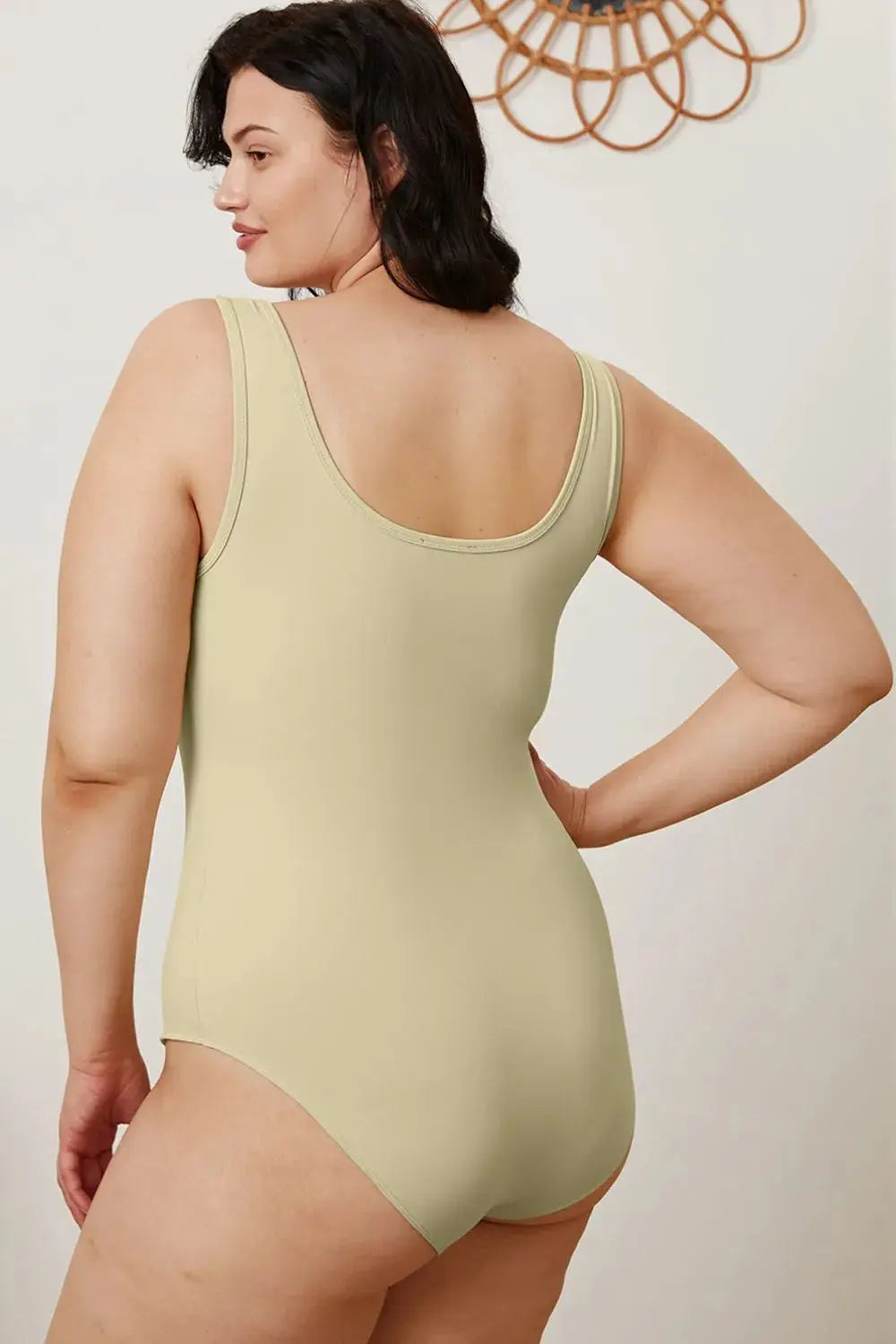 Basic Bae Full Size Square Neck Womens Sleeveless Bodysuit - Be Bliss Boutique