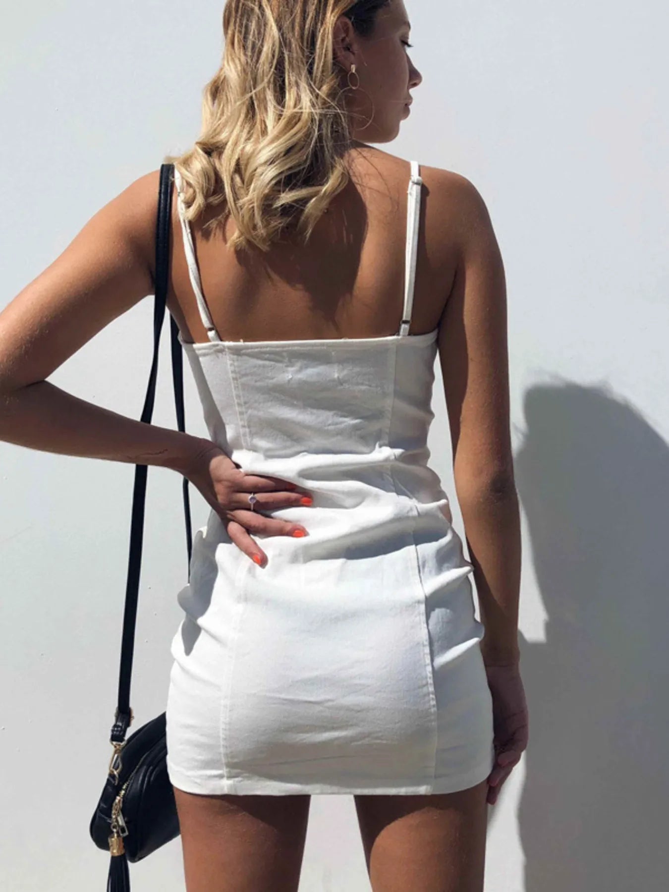 Zip-Front Bodycon Mini Dress – Plus Size - Be Bliss Boutique