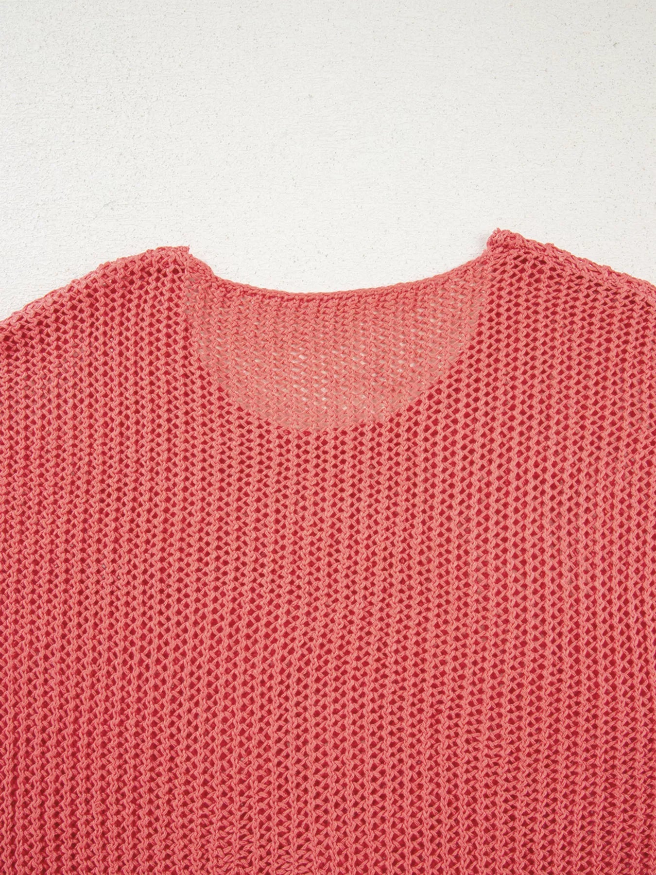 Crochet Hollow Out Long Sleeve Knit Top - Be Bliss Boutique