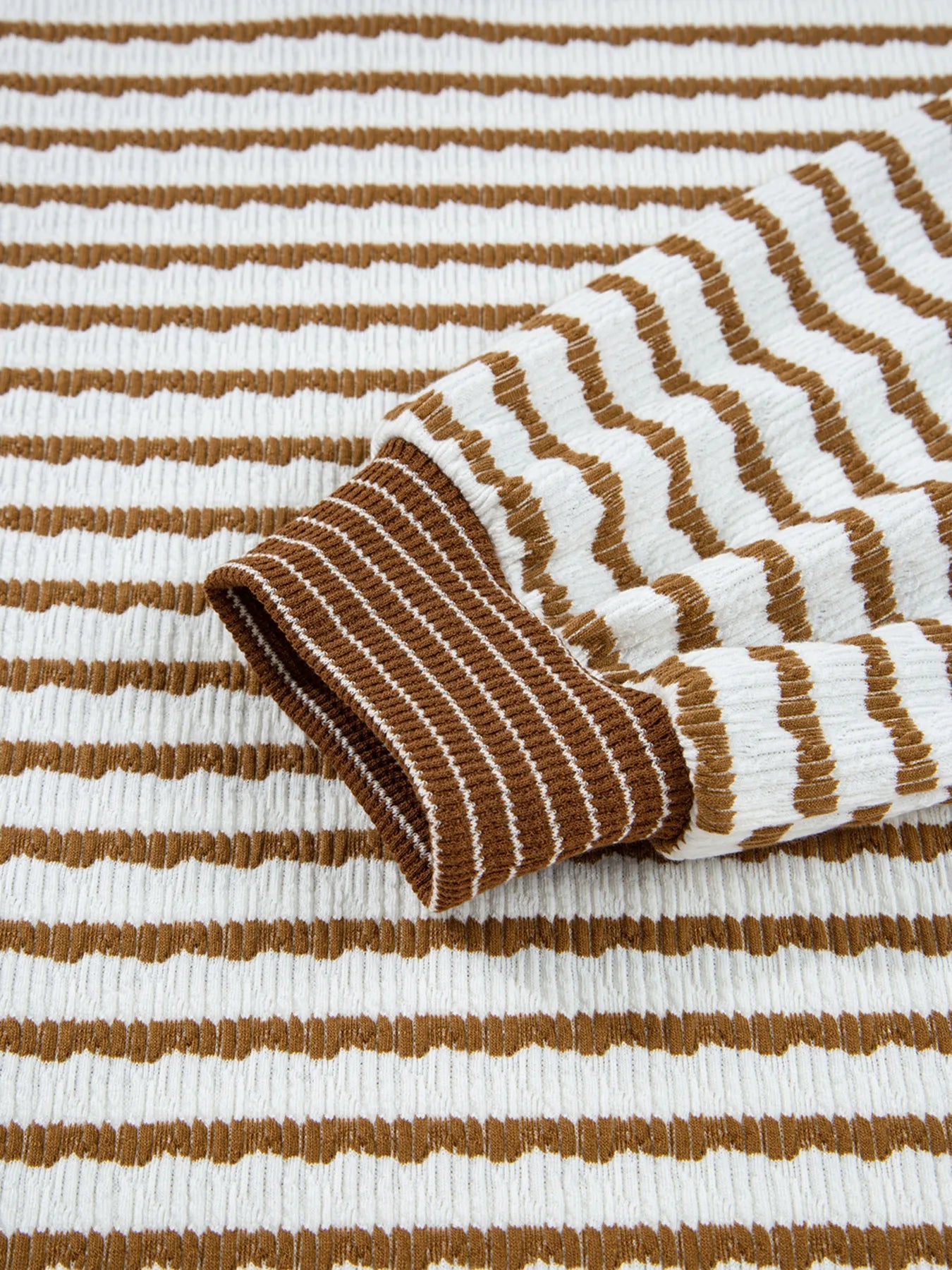 Stripe Collared Top and Drawstring Pant Set - Be Bliss Boutique