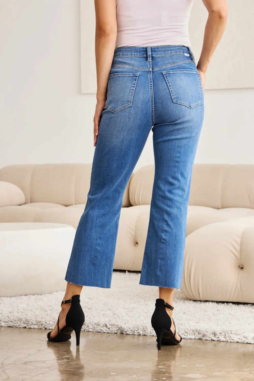RFM Mini Mia Full Size Tummy Control High Waist Jeans - Be Bliss Boutique