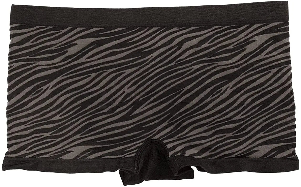 Zebra Print Seamless Tag Free Boyshort - Be Bliss Boutique