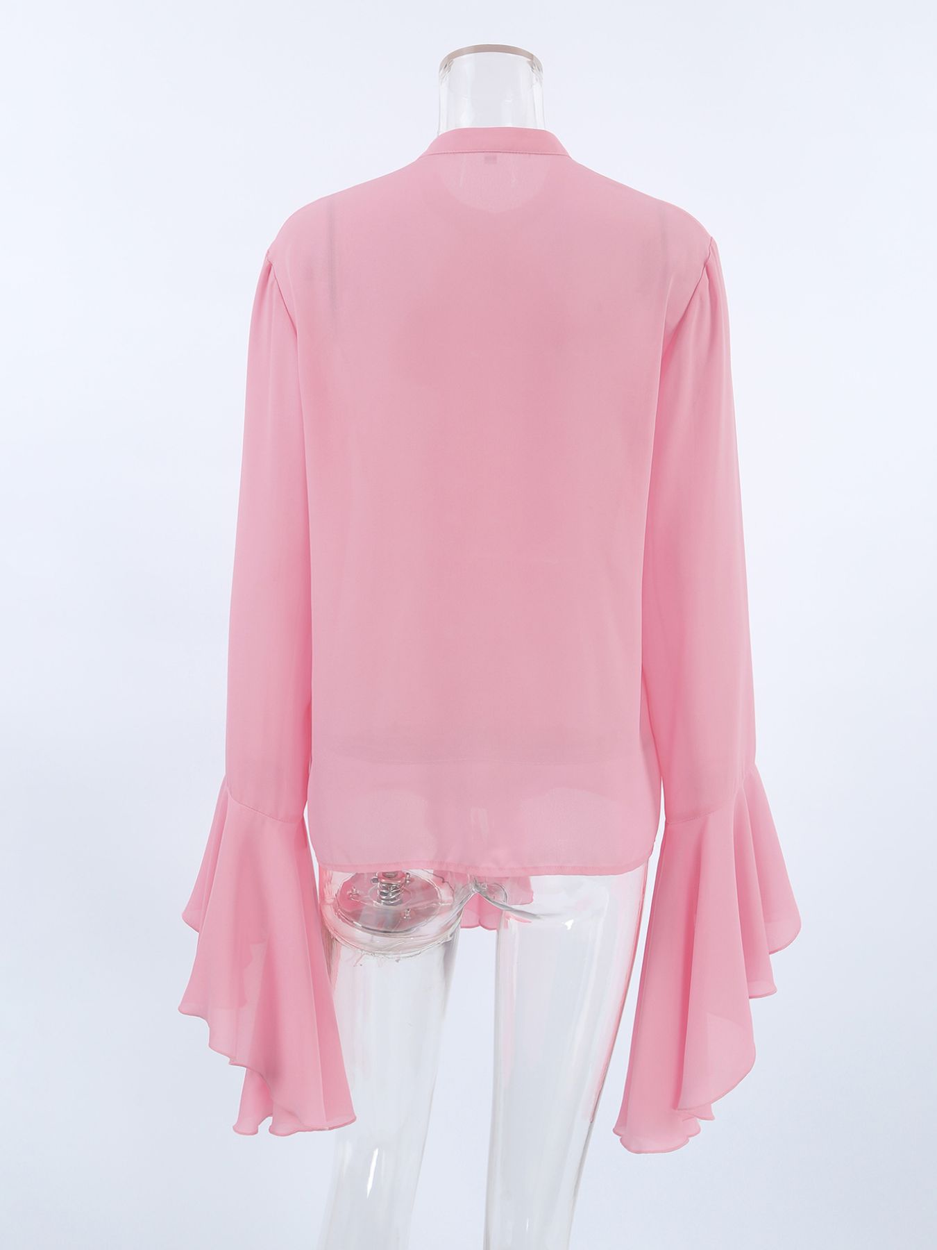 Ruffle Trim Flounce Sleeve Blouse - Be Bliss Boutique