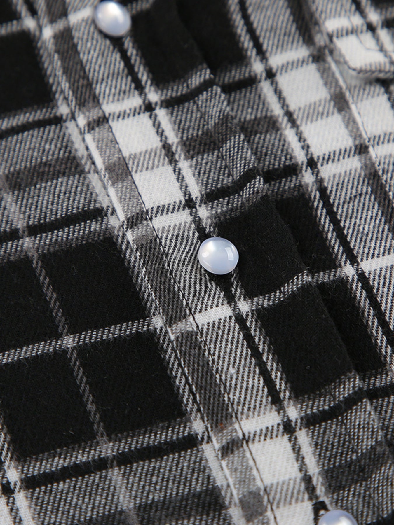 Black Oversized Plaid Button Up Shirt - Be Bliss Boutique