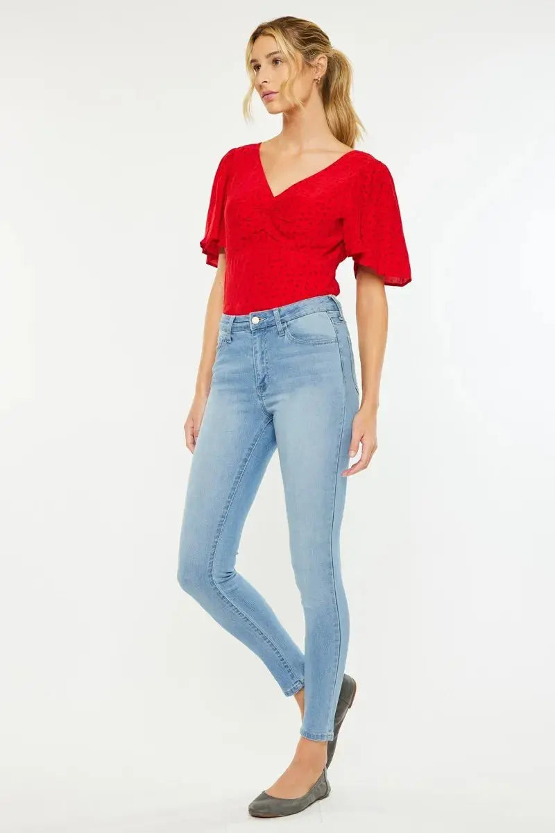 High Rise Super Kancan Skinny Jeans - Be Bliss Boutique