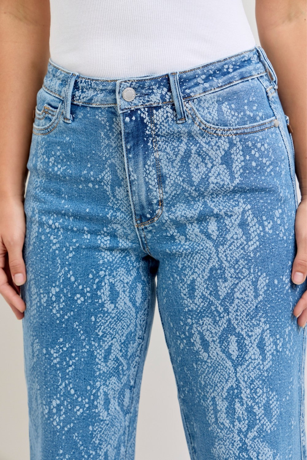Judy Blue High Rise Ankle Wide Leg Jeans - Be Bliss Boutique
