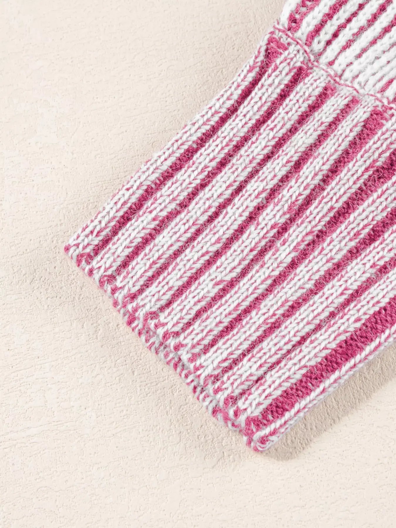 Striped Casual Boat Neck Sweater - Be Bliss Boutique