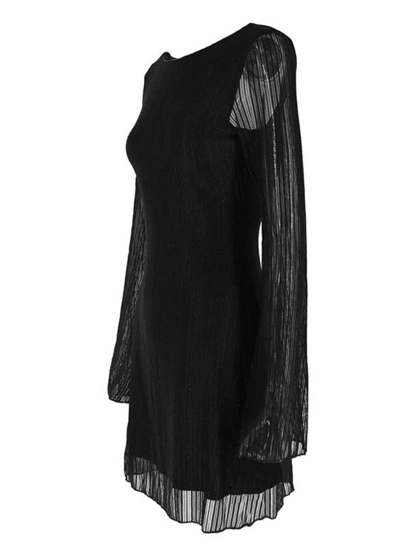 Backless Long Sleeve Mini Dress - Be Bliss Boutique