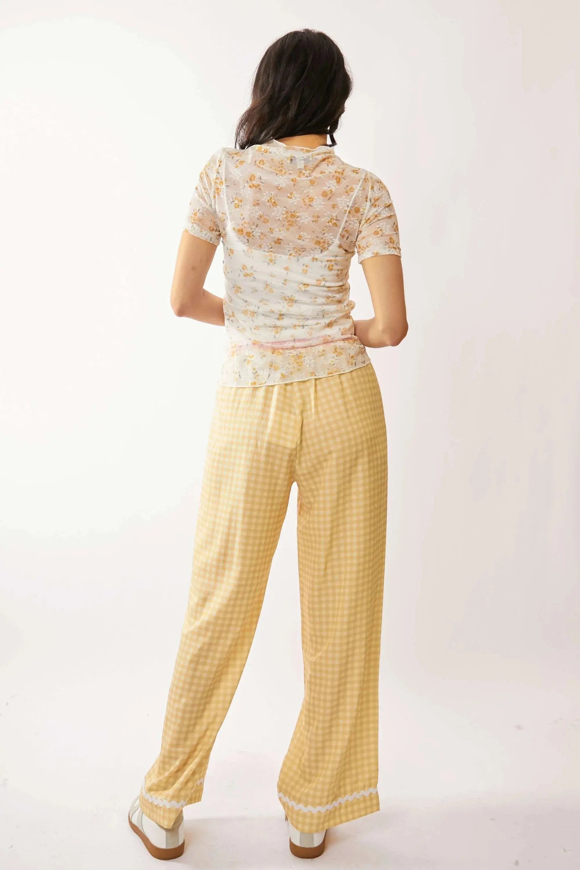Davi & Dani Loose Turtle Neck Lace Mesh Sheer Top - Be Bliss Boutique