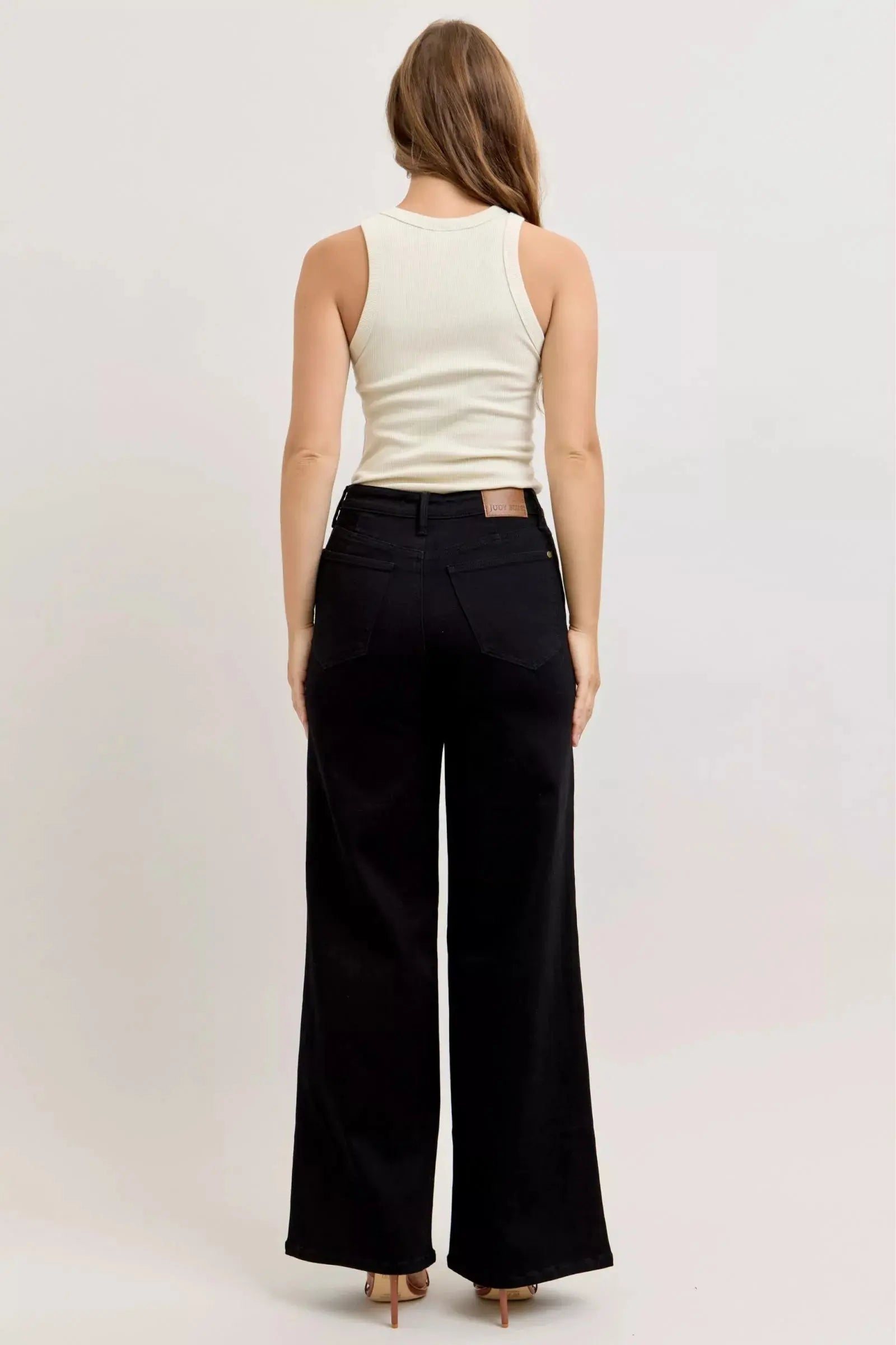 Judy Blue Jeans - High-Waisted Wide Leg Jeans - Be Bliss Boutique
