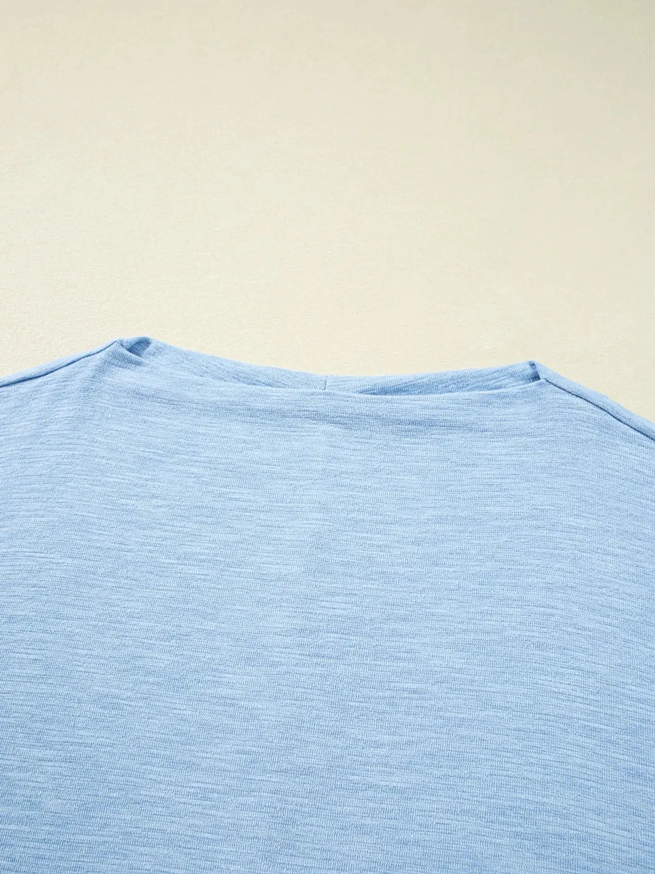 Solid Color Batwing Long Sleeve Top - Be Bliss Boutique