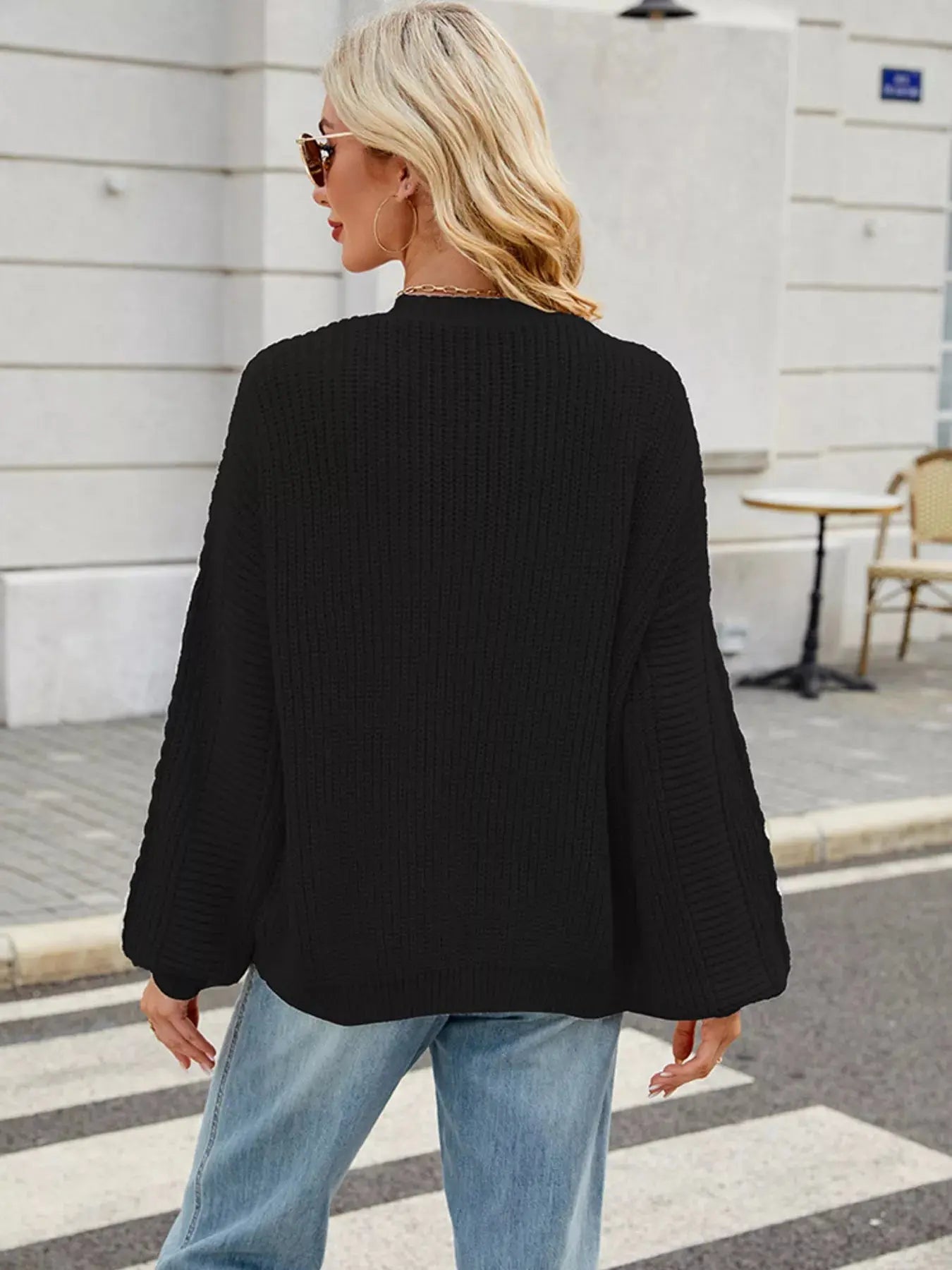 Button Up Long Sleeve Cardigan - Be Bliss Boutique