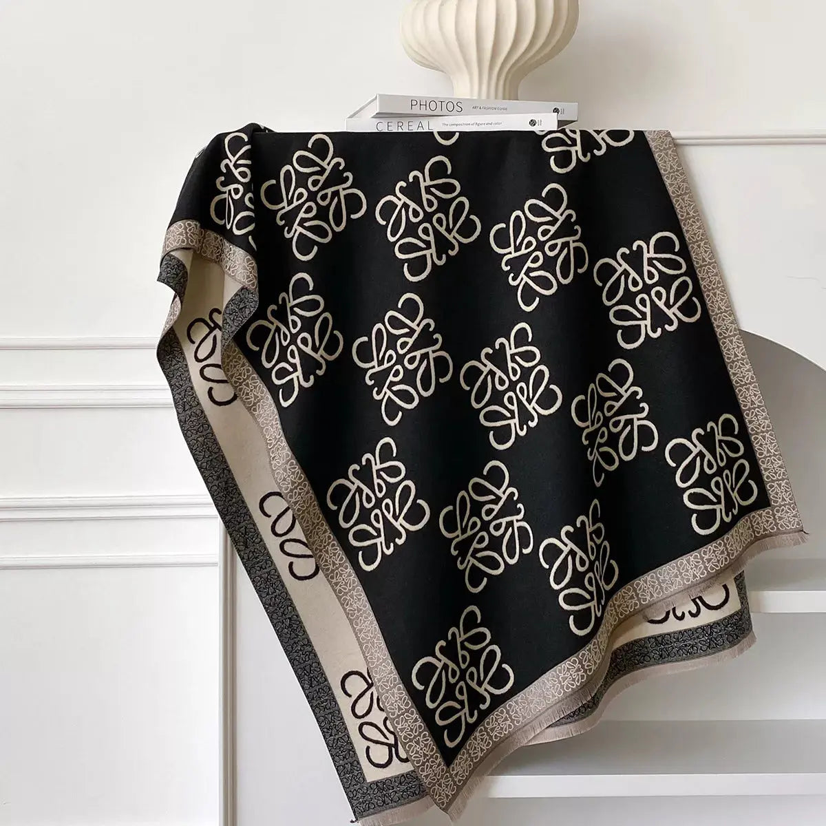 Raw Hem Winter Womens Scarf - Be Bliss Boutique