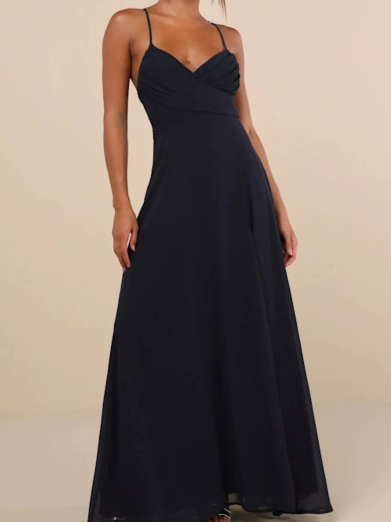 Crisscross Back Slit Maxi Dress - Be Bliss Boutique