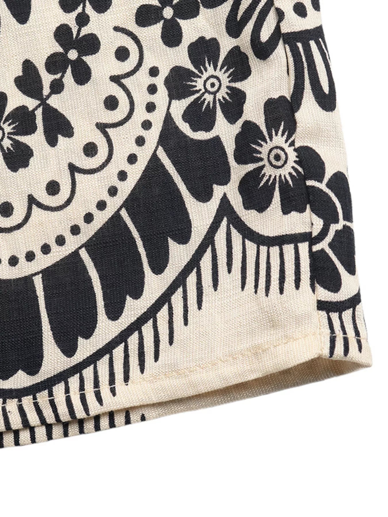 Boho Print Wide Leg Pants - Be Bliss Boutique
