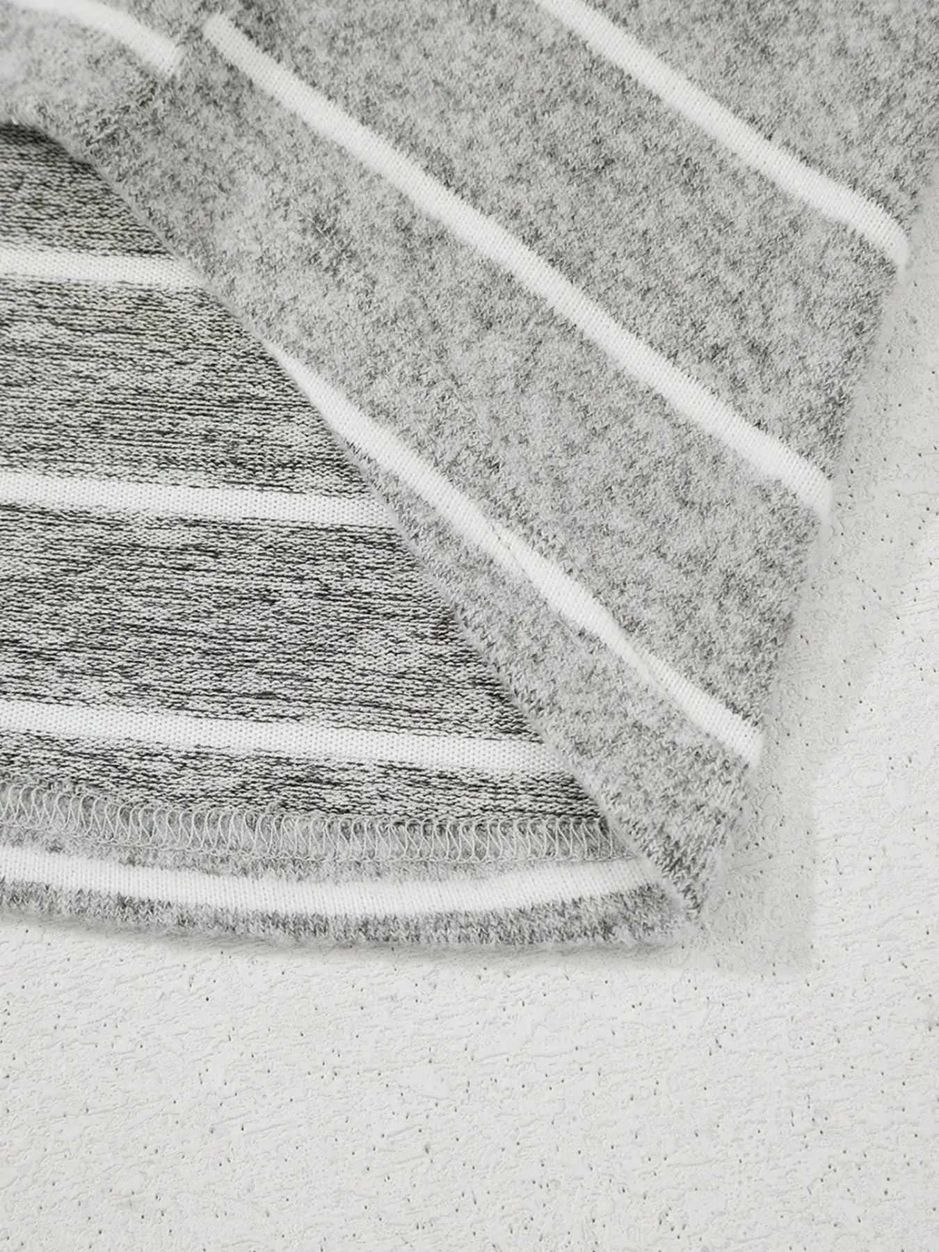 Striped Dolman Sleeve Drop Shoulder Top - Be Bliss Boutique