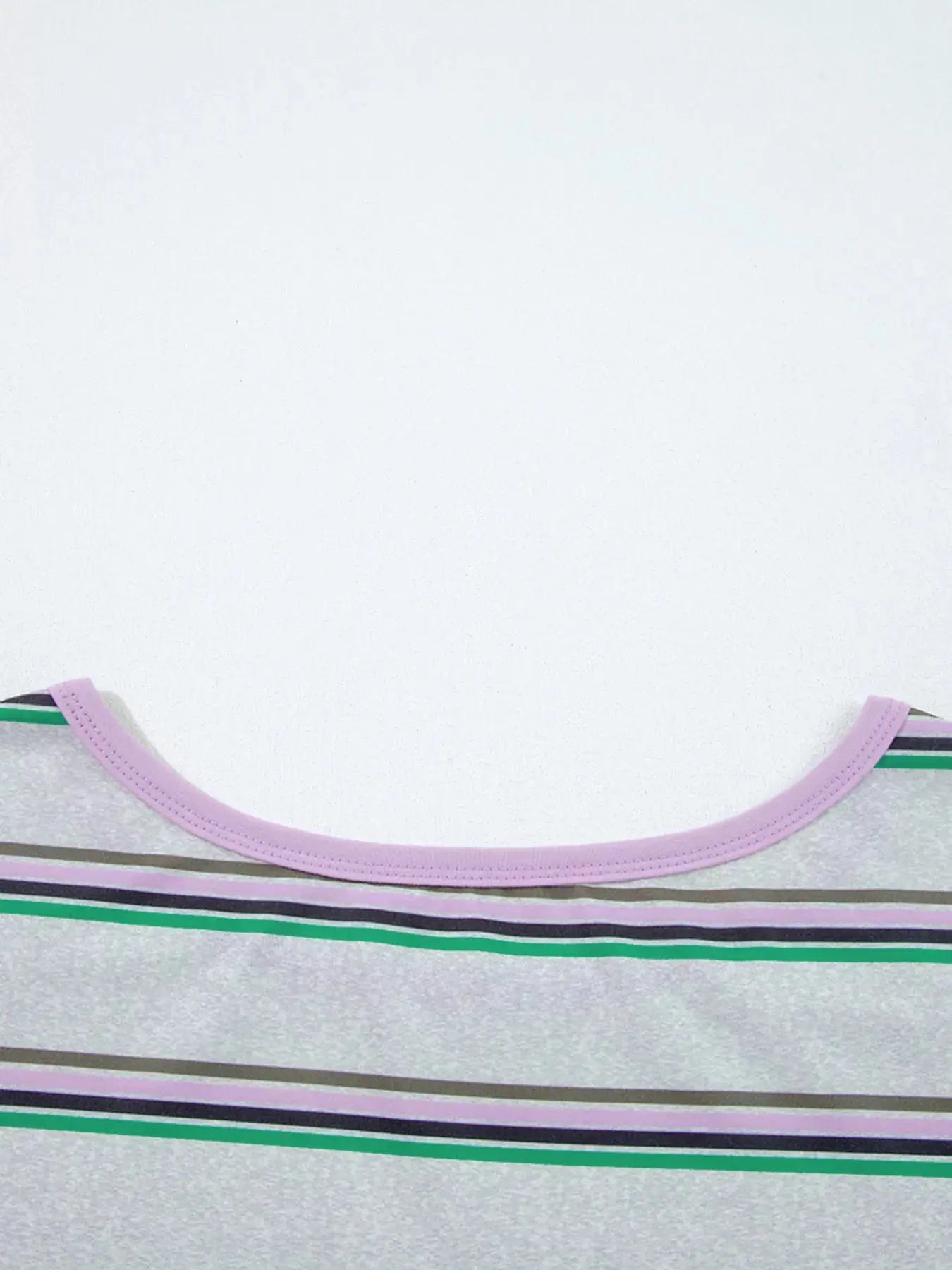 Casual Striped Oversize Drop Shoulder Long Sleeve Top - Be Bliss Boutique