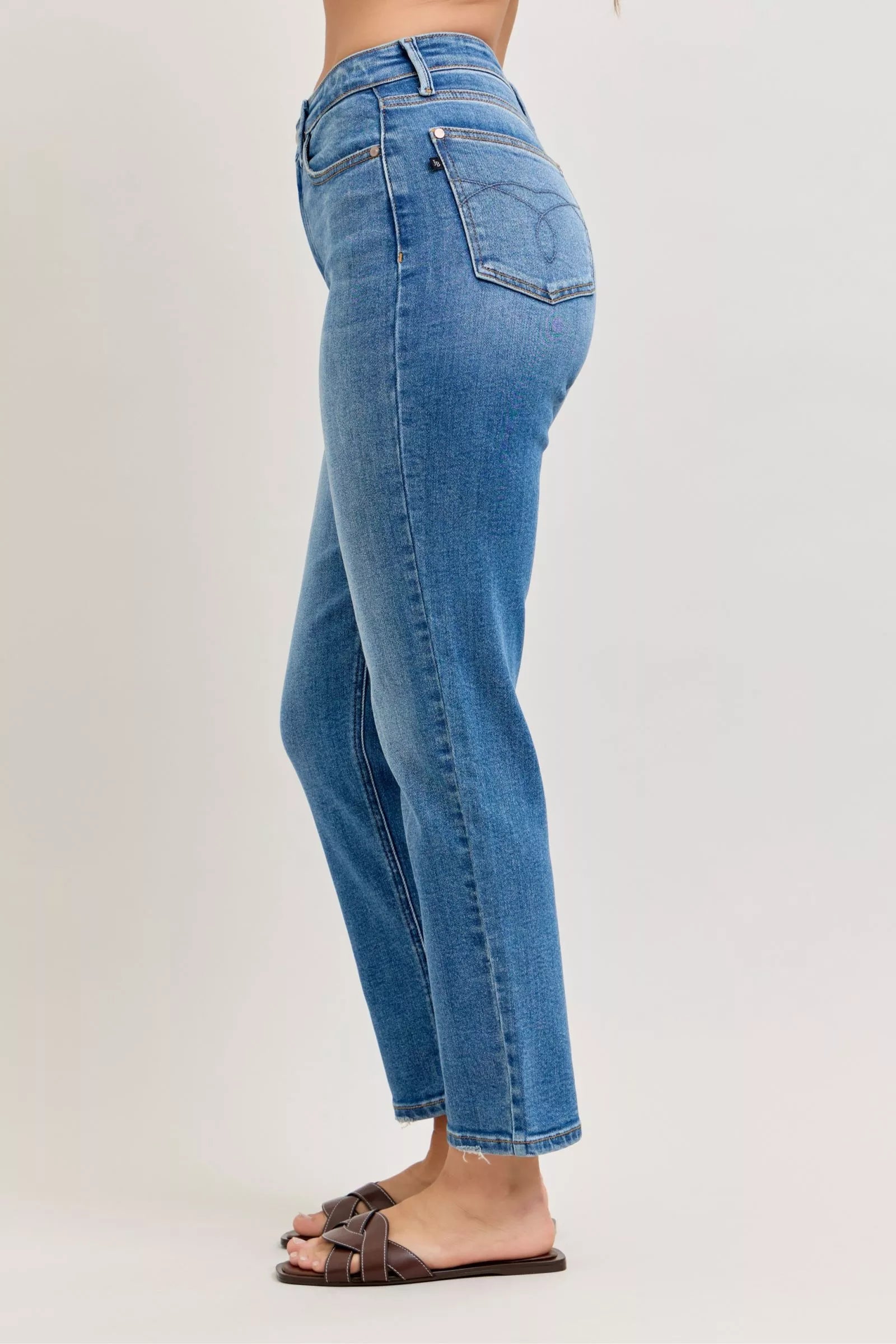 Judy Blue Jeans - High-Waisted Straight-Leg Jeans - Be Bliss Boutique