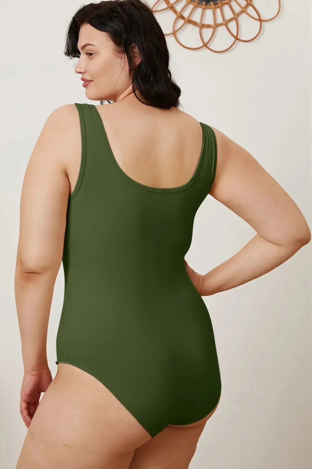 Basic Bae Full Size Square Neck Womens Sleeveless Bodysuit - Be Bliss Boutique