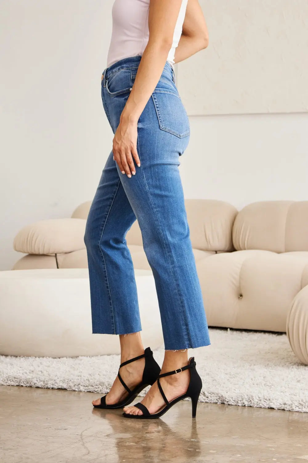 RFM Mini Mia Full Size Tummy Control High Waist Jeans - Be Bliss Boutique