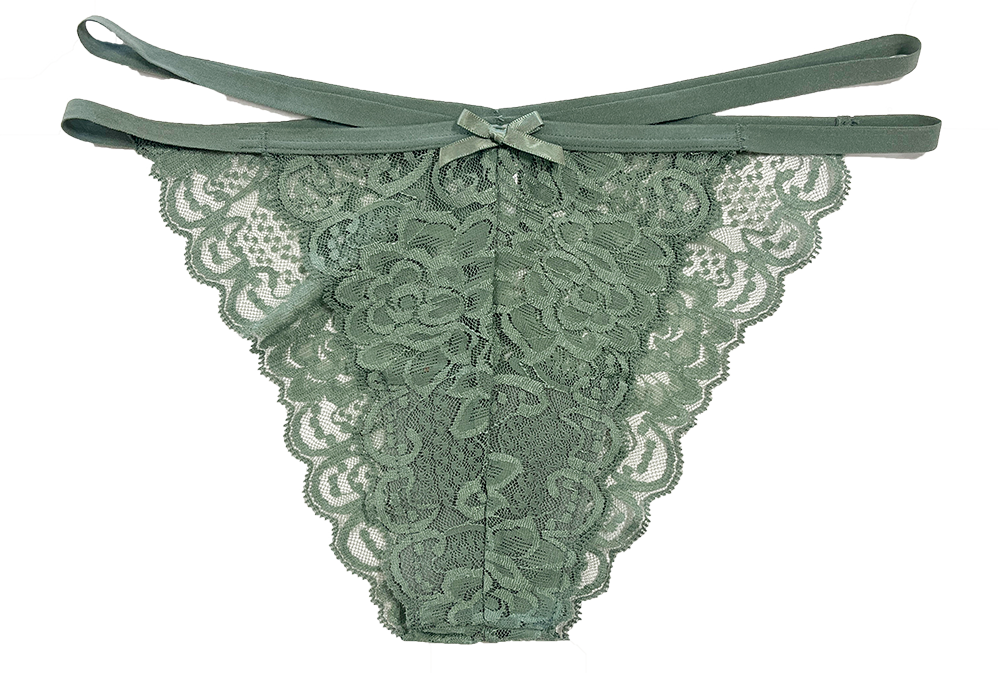 Lace Cheeky with Elastic Straps, XS-2X - Be Bliss Boutique