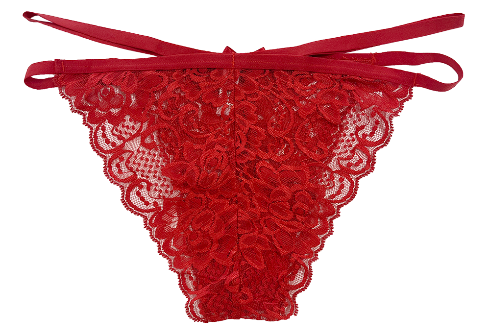 Lace Cheeky with Elastic Straps, XS-2X - Be Bliss Boutique