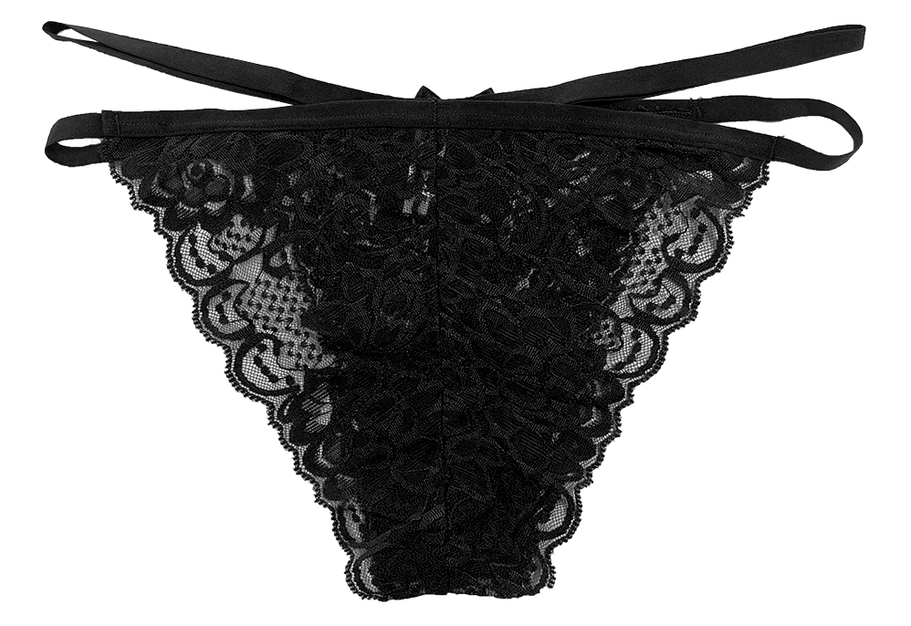 Lace Cheeky with Elastic Straps, XS-2X - Be Bliss Boutique