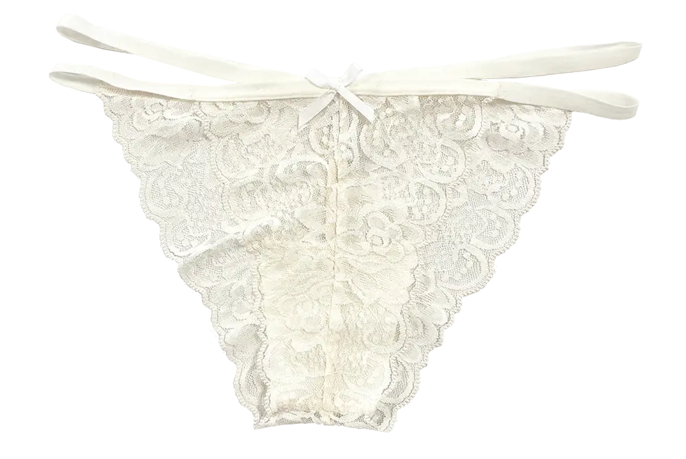 Lace Cheeky with Elastic Straps, XS-2X - Be Bliss Boutique
