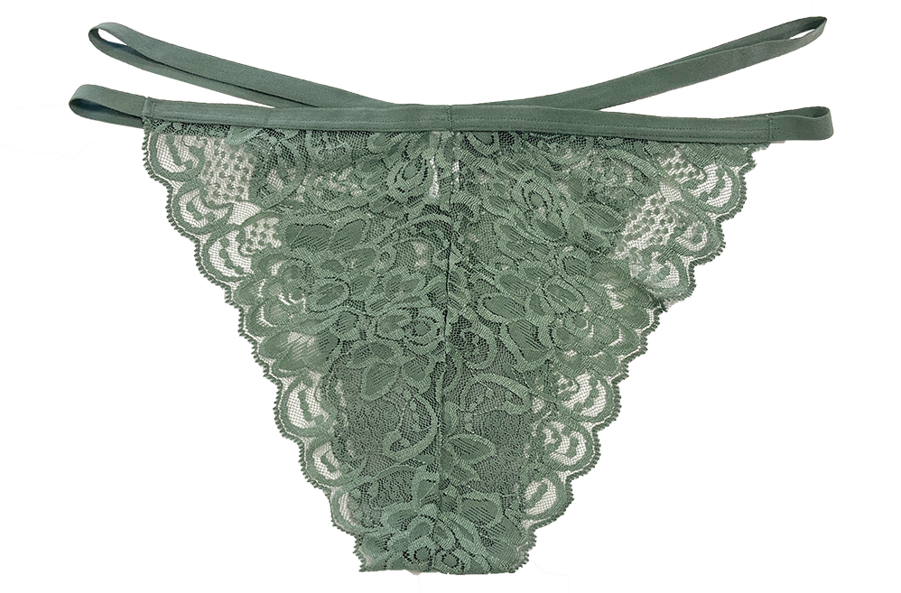 Lace Cheeky with Elastic Straps, XS-2X - Be Bliss Boutique