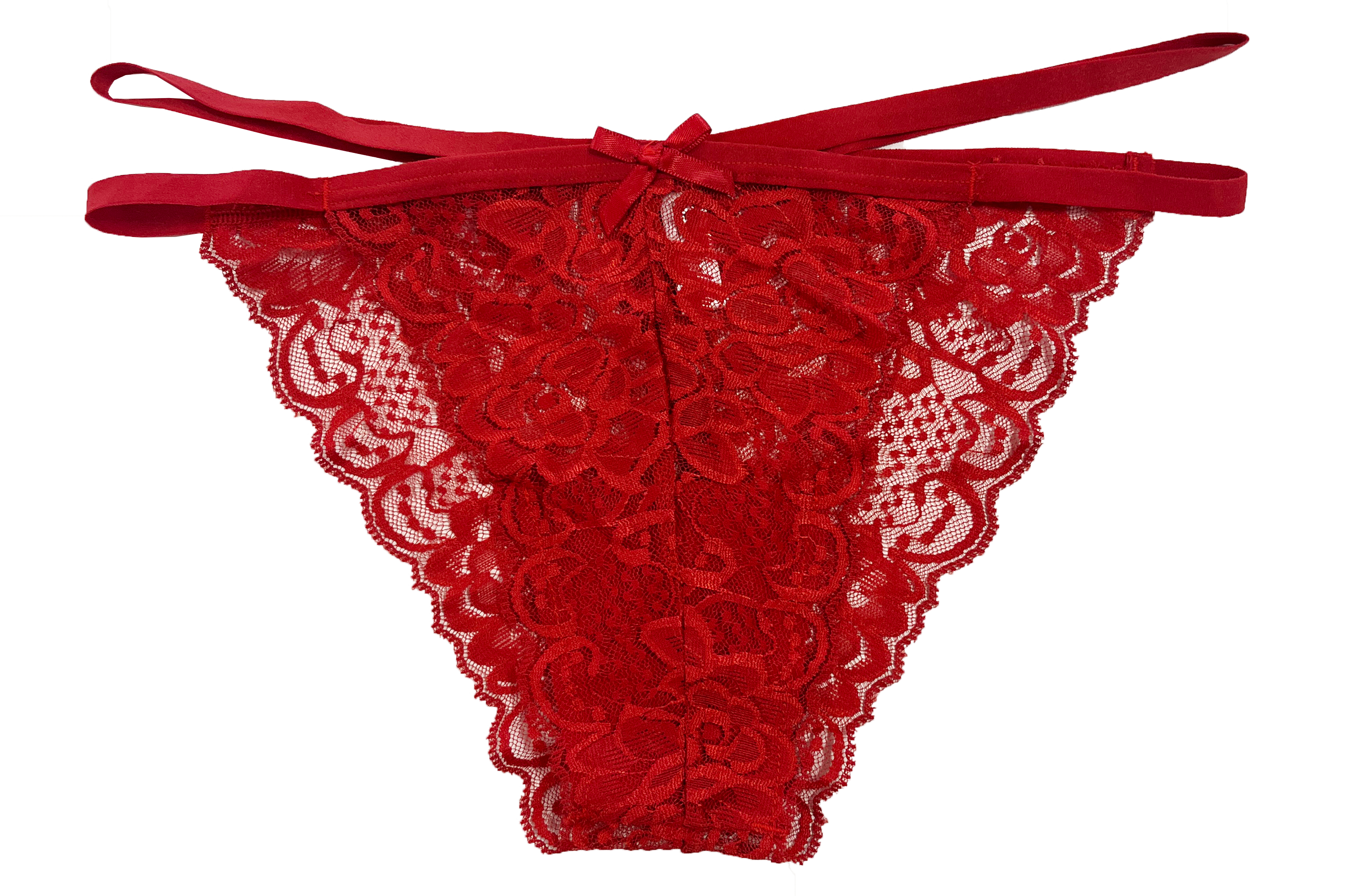 Lace Cheeky with Elastic Straps, XS-2X - Be Bliss Boutique