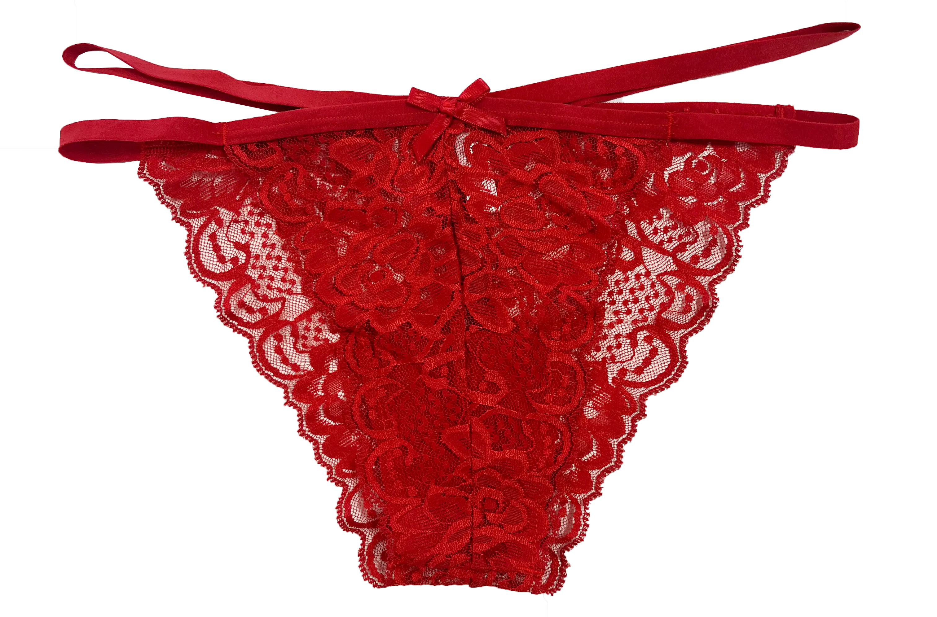 Lace Cheeky with Elastic Straps, XS-2X - Be Bliss Boutique