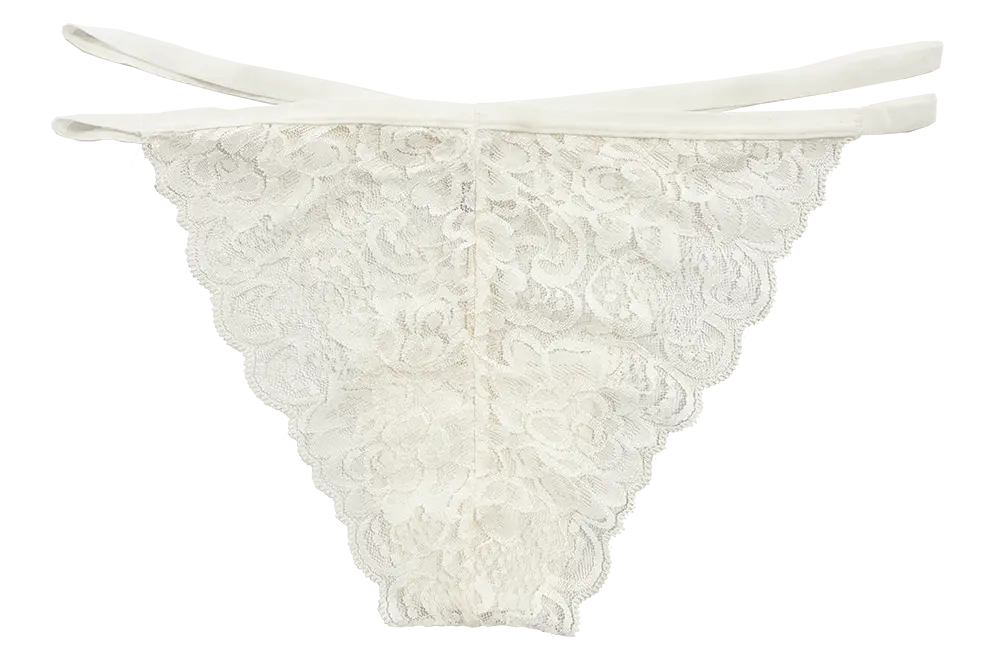Lace Cheeky with Elastic Straps, XS-2X - Be Bliss Boutique