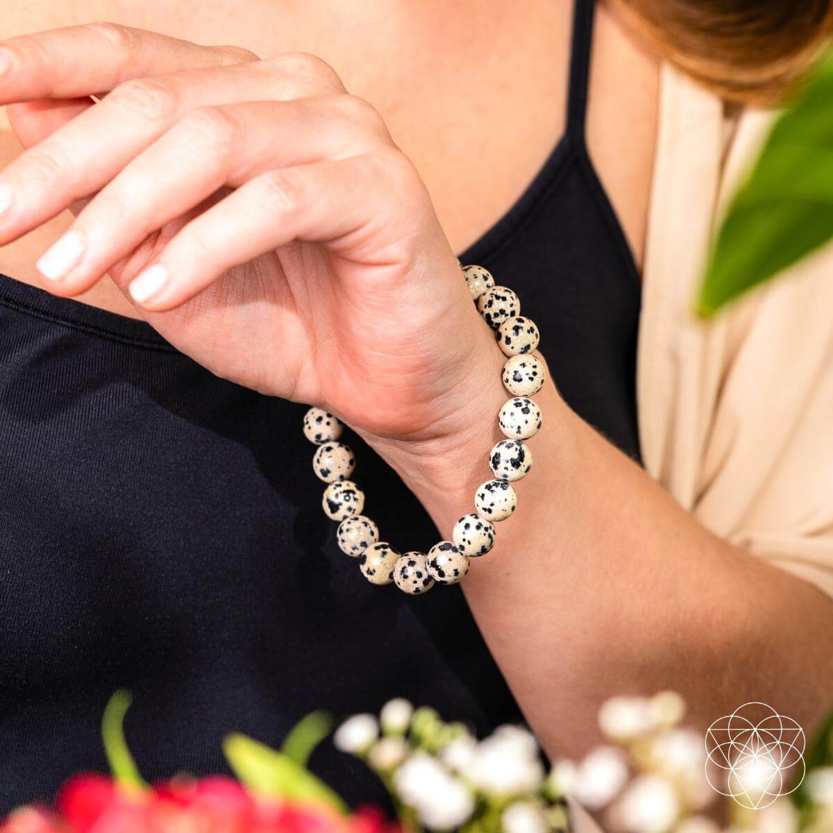Emotional Detox - Dalmatian Jasper Bracelet - Be Bliss Boutique