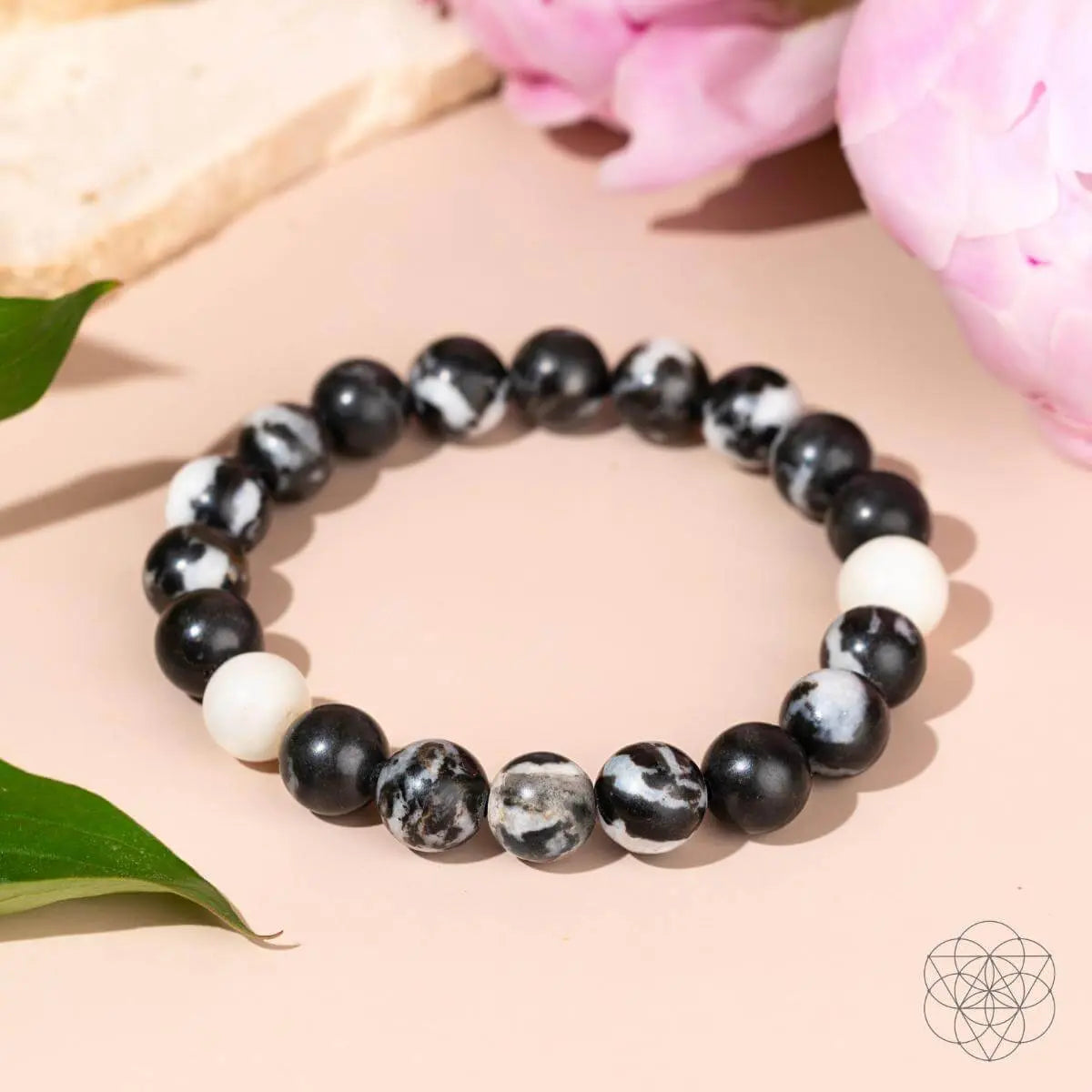 Permission to Pause - The Zebra Jasper Bracelet - Be Bliss Boutique