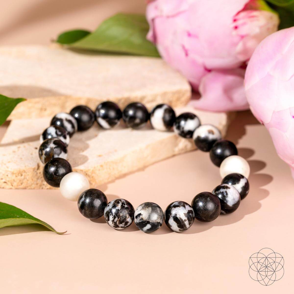 Permission to Pause - The Zebra Jasper Bracelet - Be Bliss Boutique