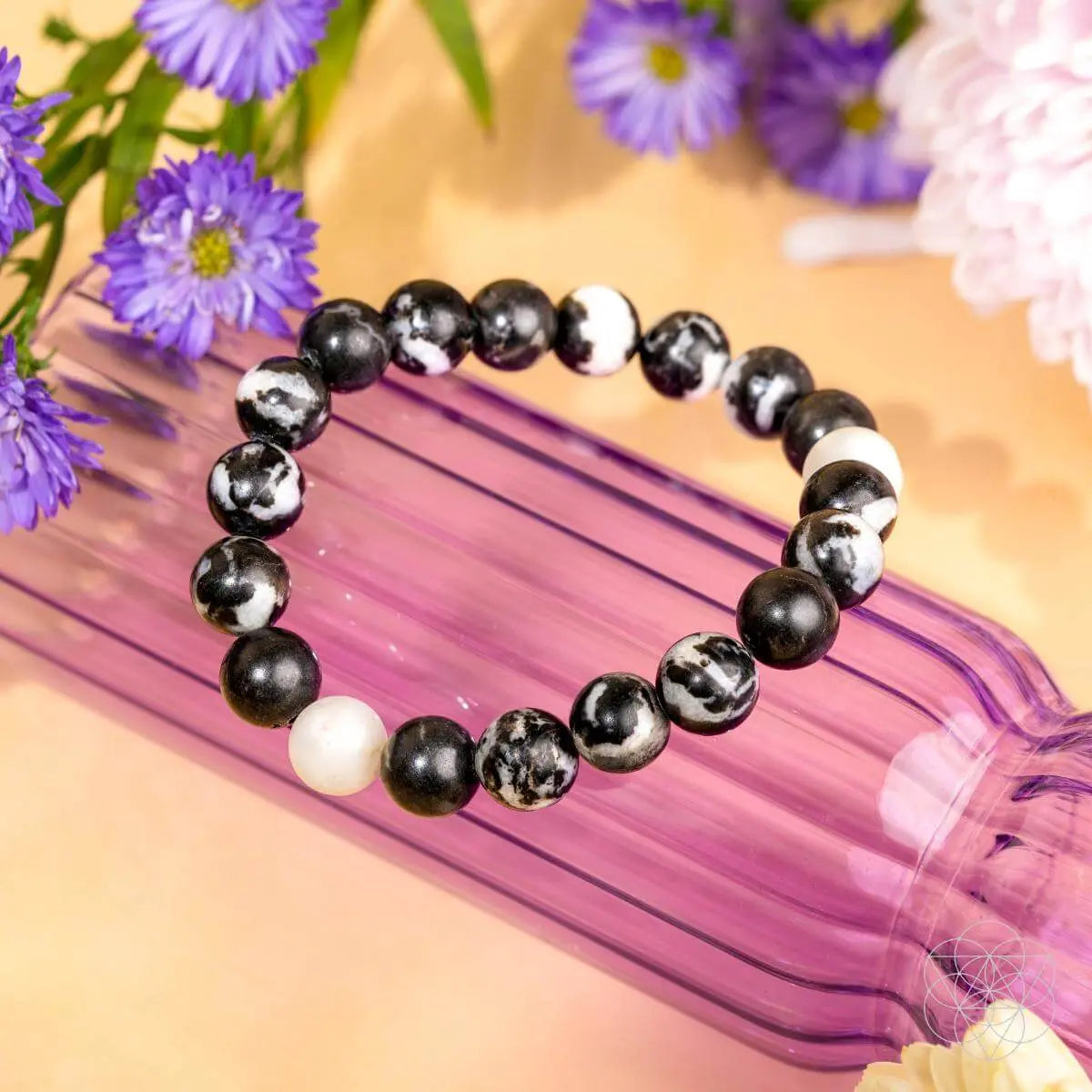 Permission to Pause - The Zebra Jasper Bracelet - Be Bliss Boutique