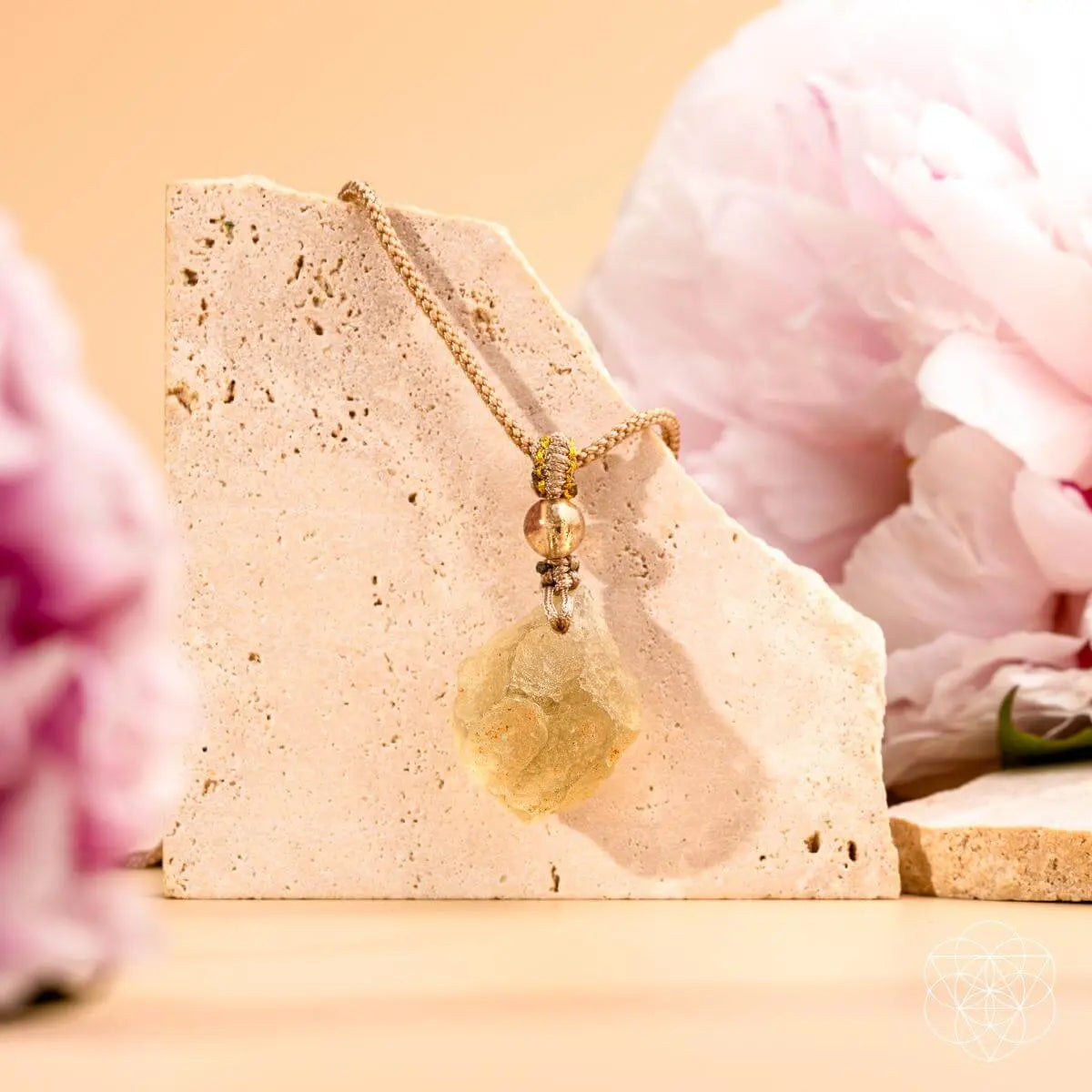The Destiny Relic – Libyan Desert Glass Pendant Necklace - Be Bliss Boutique