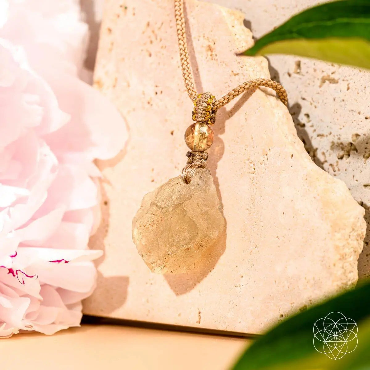 The Destiny Relic – Libyan Desert Glass Pendant Necklace - Be Bliss Boutique