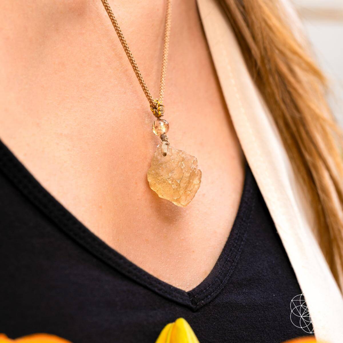 The Destiny Relic – Libyan Desert Glass Pendant - Be Bliss Boutique