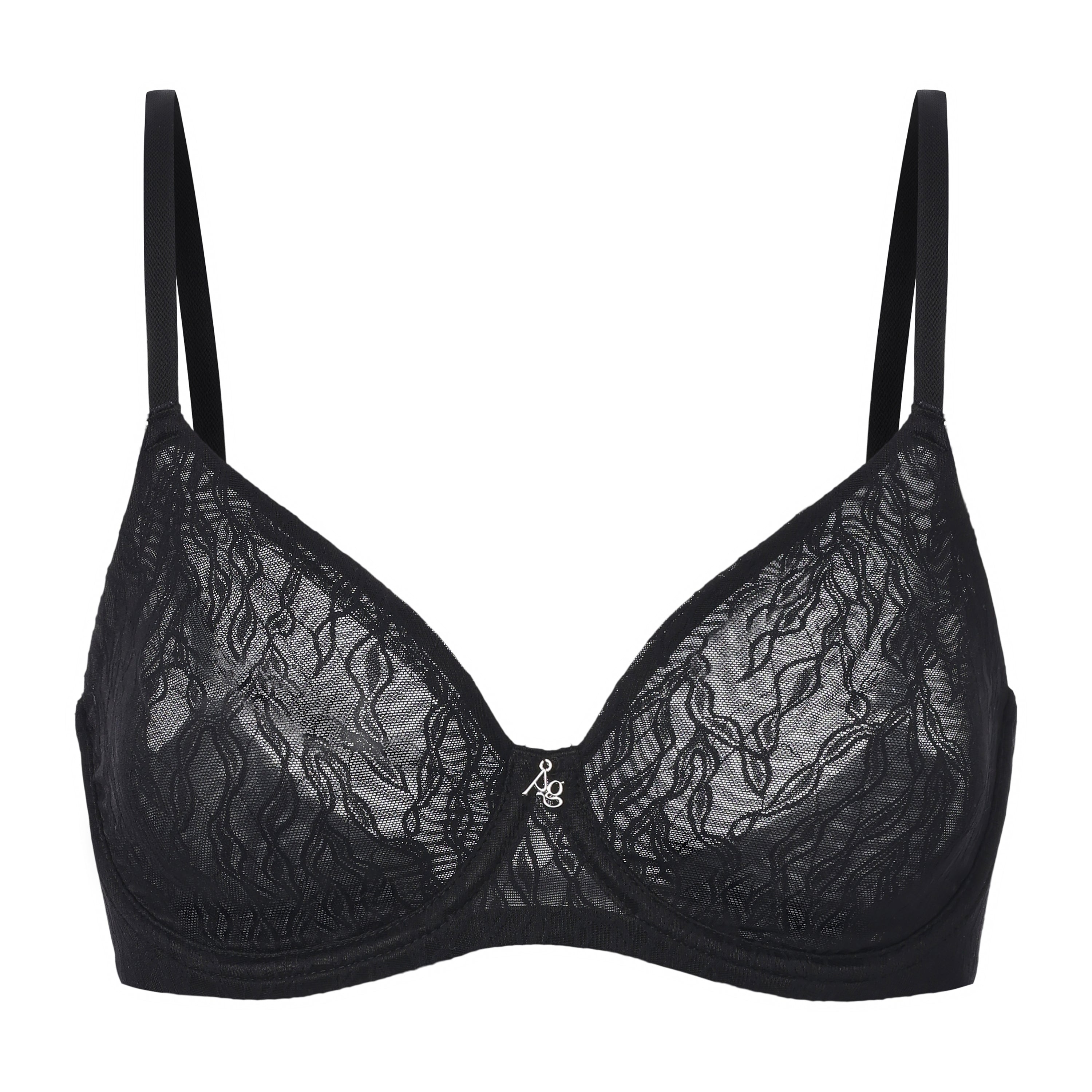 Julie Molded Lace & Mesh T Shirt Bra - Be Bliss Boutique