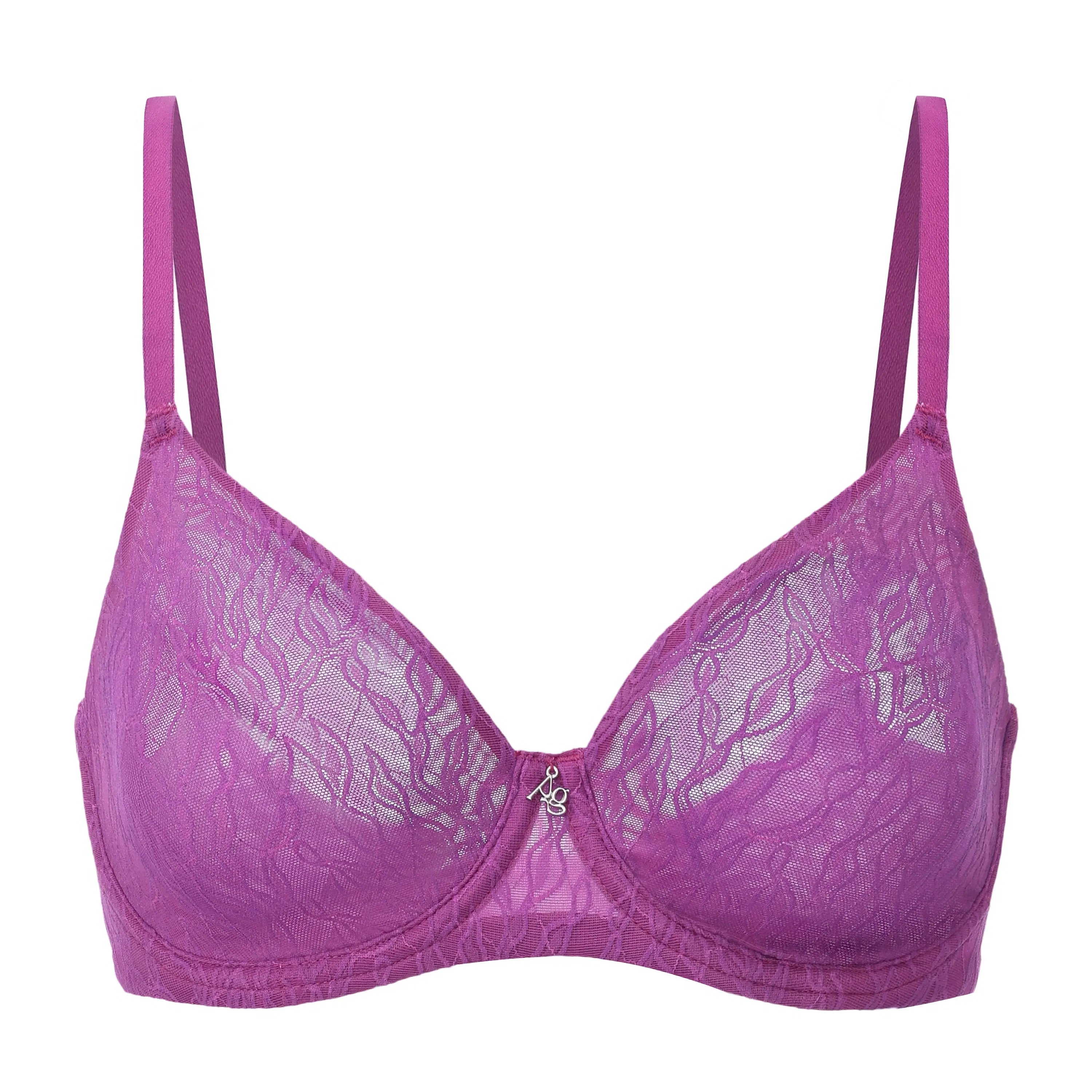 Julie Molded Lace & Mesh T Shirt Bra - Be Bliss Boutique