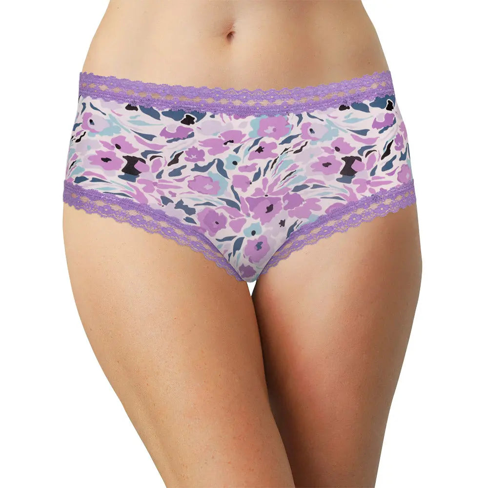 Purple Micro Hipster with Lace Trim - Be Bliss Boutique
