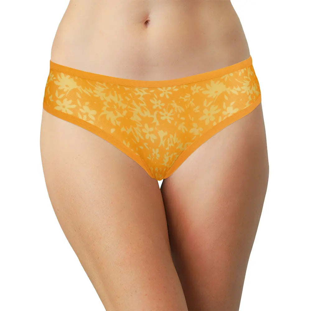 Sunny Poppy Mesh Thong – Lightweight & XS–2X - Be Bliss Boutique